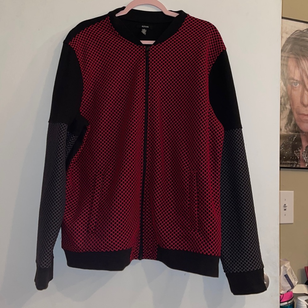 Alfani Fishnet Detail Jacket